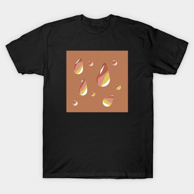 coffee drops T-Shirt by prettyguardianstudio